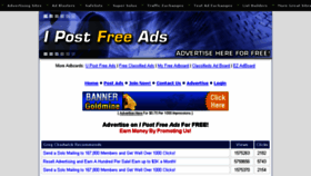 What Ipostfreeads.com website looked like in 2017 (7 years ago)