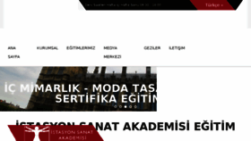 What Istasyonsanat.com website looked like in 2017 (7 years ago)