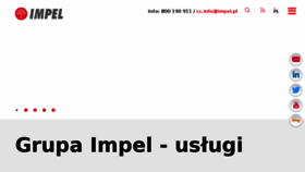 What Impel.pl website looked like in 2017 (8 years ago)