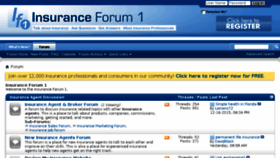 What Insuranceforum1.com website looked like in 2017 (7 years ago)