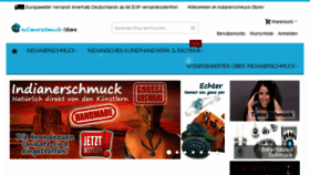 What Indianerschmuck-store.de website looked like in 2017 (7 years ago)