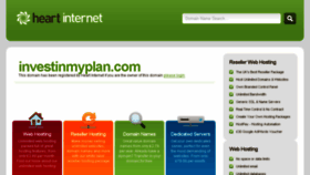 What Investinmyplan.com website looked like in 2017 (7 years ago)