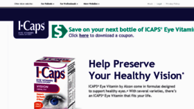What Icapsvitamins.com website looked like in 2017 (7 years ago)