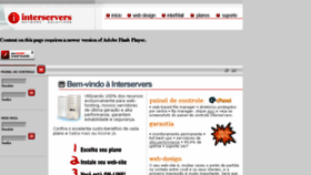 What Interservers.com.br website looked like in 2017 (9 years ago)