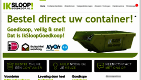 What Iksloopgoedkoop.nl website looked like in 2017 (7 years ago)
