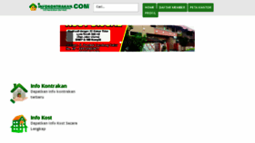 What Infokontrakan.com website looked like in 2017 (7 years ago)