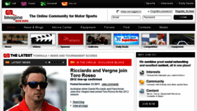 What Imaginef1.com website looked like in 2017 (7 years ago)