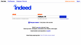 What Indeedjobs.com website looked like in 2017 (7 years ago)