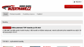 What Inzertmanie.cz website looked like in 2017 (7 years ago)