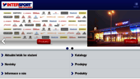 What Intersport.cz website looked like in 2017 (7 years ago)
