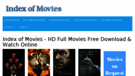 What Indexofmovies.org website looked like in 2017 (7 years ago)
