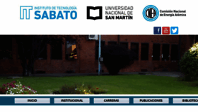 What Isabato.edu.ar website looked like in 2017 (9 years ago)