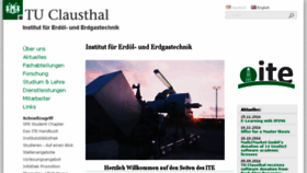What Ite.tu-clausthal.de website looked like in 2017 (7 years ago)