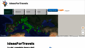 What Ideasfortravels.com website looked like in 2017 (7 years ago)