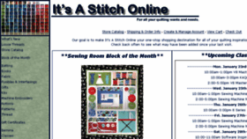What Itsastitchonline.com website looked like in 2017 (7 years ago)