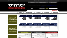 What Israhit.co.il website looked like in 2017 (7 years ago)