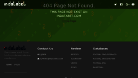 What Indatabet.com website looked like in 2017 (7 years ago)