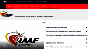 What Iaaf.org website looked like in 2017 (7 years ago)