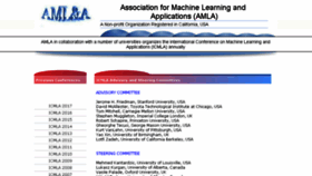 What Icmla-conference.org website looked like in 2017 (7 years ago)
