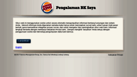 What Indo.tellburgerking.com website looked like in 2017 (7 years ago)
