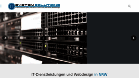 What It-systemsolutions.de website looked like in 2017 (7 years ago)