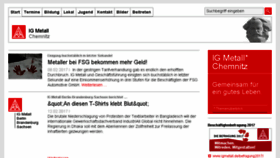 What Igmetall-chemnitz.de website looked like in 2017 (7 years ago)