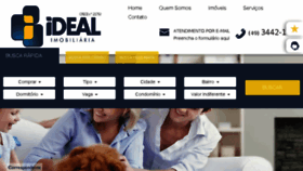 What Imobiliariaideal.imb.br website looked like in 2017 (7 years ago)