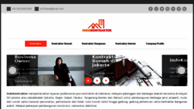 What Indokontraktor.com website looked like in 2017 (8 years ago)
