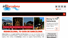 What Irbarcelona.com website looked like in 2017 (7 years ago)