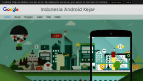 What Indonesiaandroidkejar.id website looked like in 2017 (7 years ago)