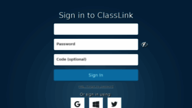 What Idp.classlink.com website looked like in 2017 (7 years ago)