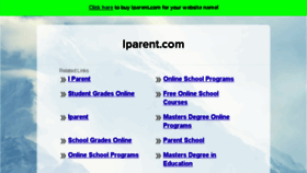 What Iparent.com website looked like in 2017 (7 years ago)