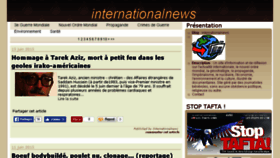 What Internationalnews.fr website looked like in 2017 (7 years ago)