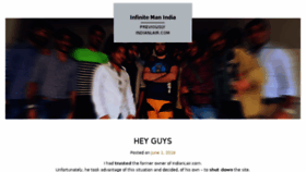 What Indianlair.com website looked like in 2017 (7 years ago)