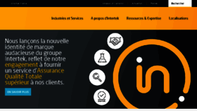 What Intertek-france.com website looked like in 2017 (7 years ago)