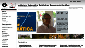 What Ime.unicamp.br website looked like in 2017 (7 years ago)