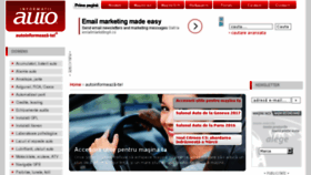 What Informatiiauto.ro website looked like in 2017 (7 years ago)
