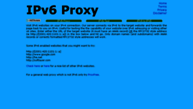 What Ipv6proxy.net website looked like in 2017 (7 years ago)