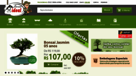 What Idealbonsai.com.br website looked like in 2017 (7 years ago)