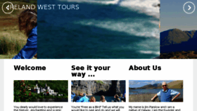 What Irelandwesttours.com website looked like in 2017 (7 years ago)