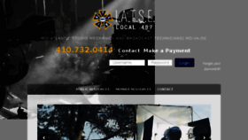 What Iatse487.org website looked like in 2017 (7 years ago)