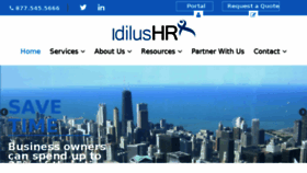 What Idilus.com website looked like in 2017 (7 years ago)