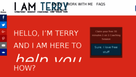 What Iamterry.com website looked like in 2017 (7 years ago)