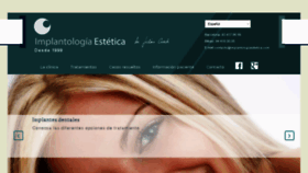 What Implantologiaestetica.com website looked like in 2017 (7 years ago)