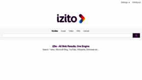 What Izito.fi website looked like in 2017 (7 years ago)