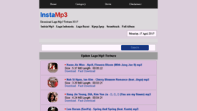 What Instamp3.wapka.mobi website looked like in 2017 (7 years ago)