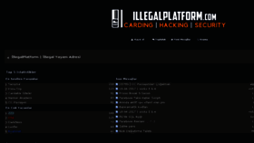 What Illegalplatform.com website looked like in 2017 (7 years ago)
