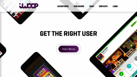 What Iwoop.com website looked like in 2017 (7 years ago)