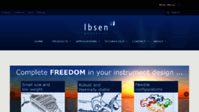 What Ibsen.com website looked like in 2017 (7 years ago)