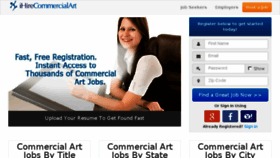 What Ihirecommercialart.com website looked like in 2017 (7 years ago)